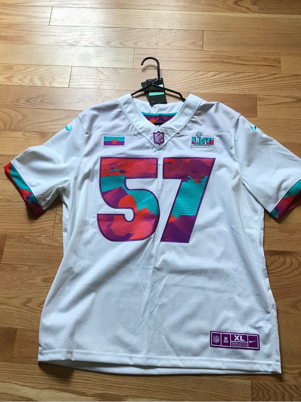 Nike On Field Authentic Super Bowl LVII 57 Jersey Size XL NFL New W Tags Phi/KC